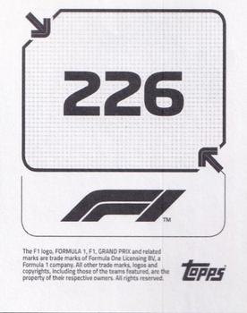 2020 Topps F1 Official Stickers #226 Giuliano Alesi Back