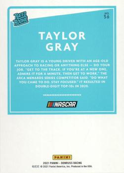 2021 Donruss - Carolina Blue #36 Taylor Gray Back