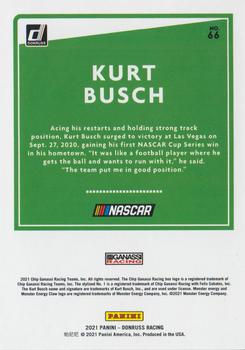 2021 Donruss - Green #66 Kurt Busch Back