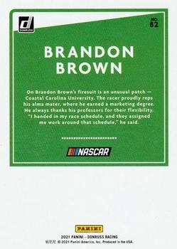 2021 Donruss - Green #82 Brandon Brown Back