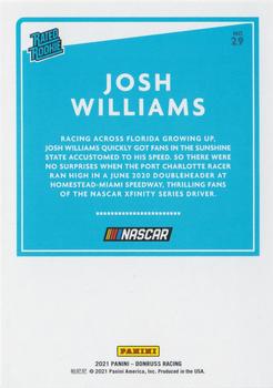 2021 Donruss - Orange #29 Josh Williams Back