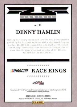 2021 Donruss - Red #11 Denny Hamlin Back