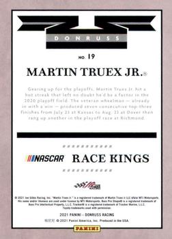 2021 Donruss - Red #19 Martin Truex Jr. Back