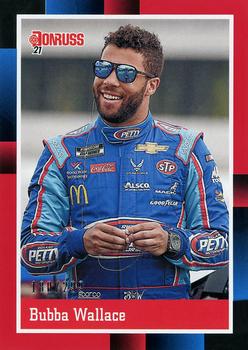 2021 Donruss - Red #159 Bubba Wallace Front