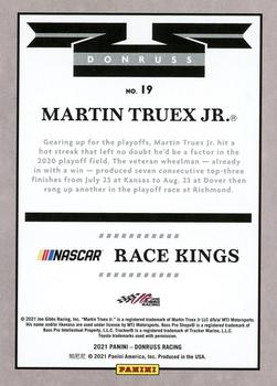 2021 Donruss - Silver #19 Martin Truex Jr. Back