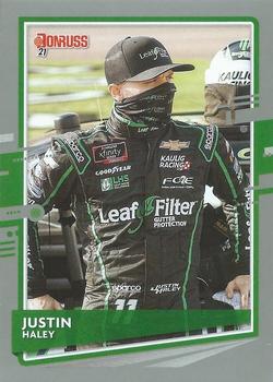 2021 Donruss - Silver #93 Justin Haley Front