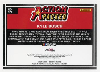 2021 Donruss - Action Packed #AP2 Kyle Busch Back