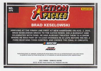 2021 Donruss - Action Packed #AP8 Brad Keselowski Back
