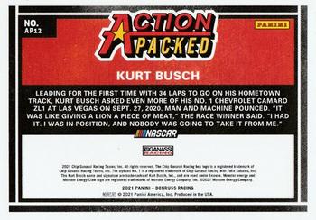 2021 Donruss - Action Packed #AP12 Kurt Busch Back