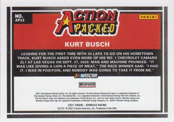 2021 Donruss - Action Packed Checkers #AP12 Kurt Busch Back