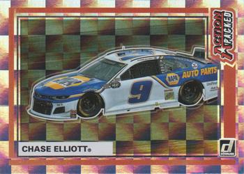 2021 Donruss - Action Packed Checkers #AP13 Chase Elliott Front