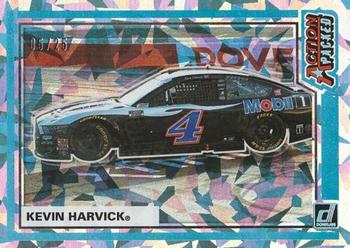 2021 Donruss - Action Packed Cracked Ice #AP1 Kevin Harvick Front