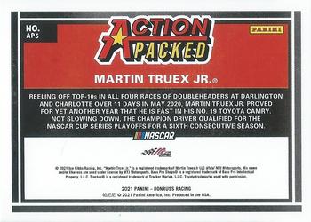 2021 Donruss - Action Packed Holographic #AP5 Martin Truex Jr. Back