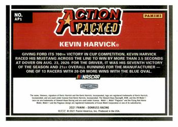 2021 Donruss - Action Packed Retail #AP1 Kevin Harvick Back