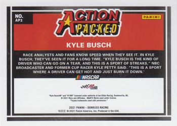 2021 Donruss - Action Packed Retail #AP2 Kyle Busch Back