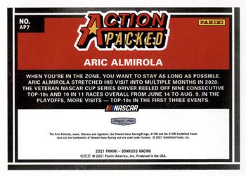 2021 Donruss - Action Packed Retail #AP7 Aric Almirola Back