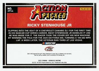 2021 Donruss - Action Packed Retail #AP14 Ricky Stenhouse Jr. Back