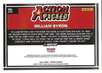 2021 Donruss - Action Packed Xplosion #AP6 William Byron Back