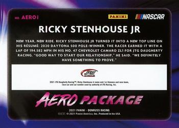2021 Donruss - Aero Package #AERO1 Ricky Stenhouse Jr. Back