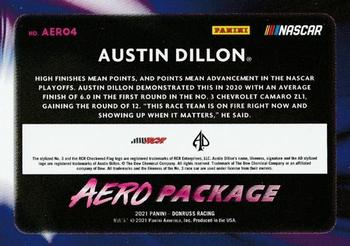 2021 Donruss - Aero Package #AERO4 Austin Dillon Back