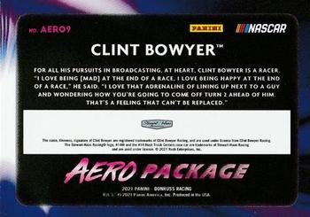 2021 Donruss - Aero Package #AERO9 Clint Bowyer Back