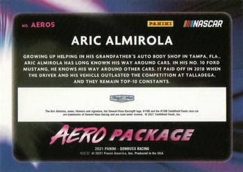 2021 Donruss - Aero Package Checkers #AERO5 Aric Almirola Back