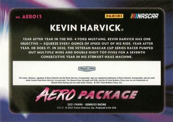 2021 Donruss - Aero Package Checkers #AERO13 Kevin Harvick Back