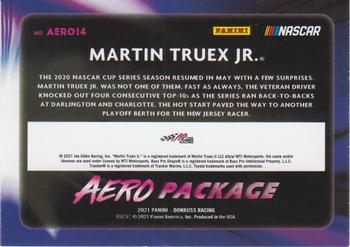 2021 Donruss - Aero Package Checkers #AERO14 Martin Truex Jr. Back