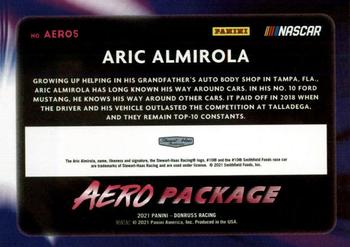 2021 Donruss - Aero Package Retail #AERO5 Aric Almirola Back