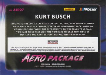 2021 Donruss - Aero Package Retail #AERO7 Kurt Busch Back