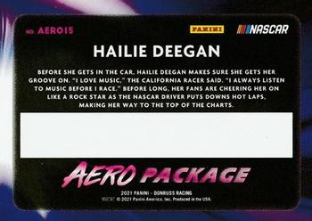 2021 Donruss - Aero Package Retail #AERO15 Hailie Deegan Back