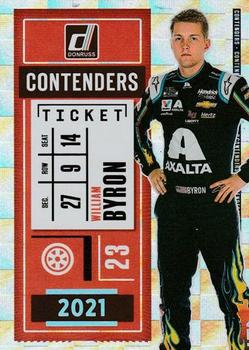 2021 Donruss - Contenders Checkers #CON8 William Byron Front