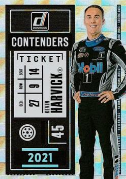 2021 Donruss - Contenders Checkers #CON13 Kevin Harvick Front