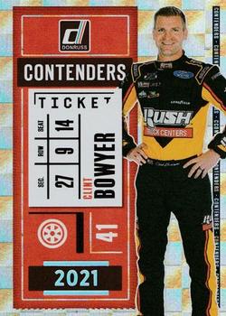 2021 Donruss - Contenders Checkers #CON15 Clint Bowyer Front