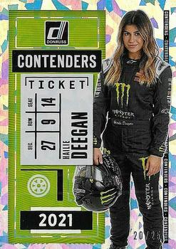 2021 Donruss - Contenders Cracked Ice #CON1 Hailie Deegan Front
