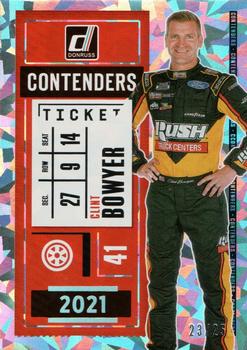 2021 Donruss - Contenders Cracked Ice #CON15 Clint Bowyer Front