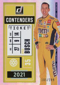 2021 Donruss - Contenders Holographic #CON3 Kyle Busch Front