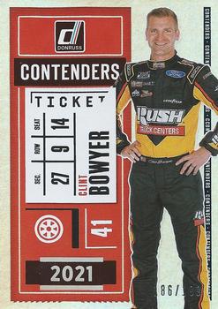 2021 Donruss - Contenders Holographic #CON15 Clint Bowyer Front