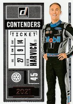 2021 Donruss - Contenders Retail #CON13 Kevin Harvick Front
