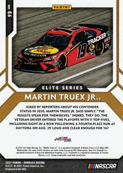 2021 Donruss - Elite Series #E6 Martin Truex Jr. Back