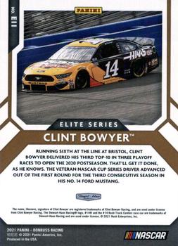 2021 Donruss - Elite Series Checkers #E11 Clint Bowyer Back
