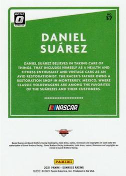 2021 Donruss - Optic #37 Daniel Suarez Back