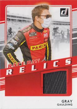 2021 Donruss - Race Day Relics #RDR-GG Gray Gaulding Front