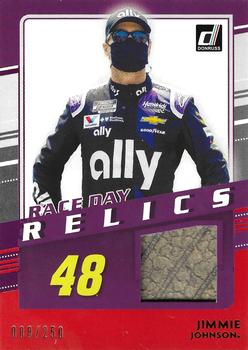 2021 Donruss - Race Day Relics Red #RDR-JJ Jimmie Johnson Front