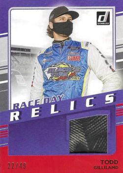 2021 Donruss - Race Day Relics Red #RDR-TG Todd Gilliland Front