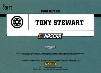 2021 Donruss - Retro 1988 Relics #88R-TS Tony Stewart Back
