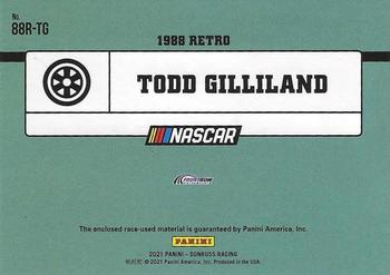 2021 Donruss - Retro 1988 Relics Holo Gold #88R-TG Todd Gilliland Back