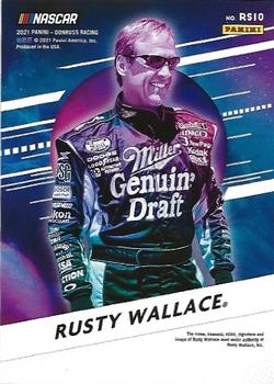 2021 Donruss - Retro Series Cracked Ice #RS10 Rusty Wallace Back