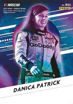 2021 Donruss - Retro Series Holographic #RS2 Danica Patrick Back