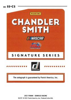 2021 Donruss - Signature Series Red #SS-CS Chandler Smith Back
